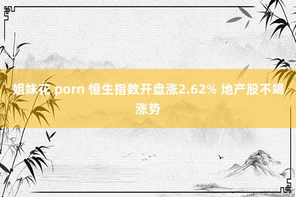 姐妹花 porn 恒生指数开盘涨2.62% 地产股不竭涨势