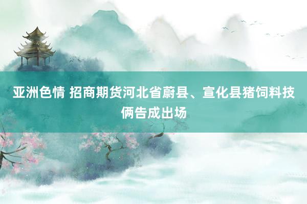 亚洲色情 招商期货河北省蔚县、宣化县猪饲料技俩告成出场